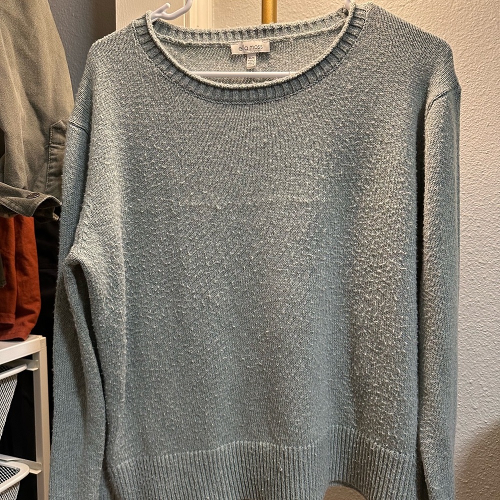 Ella Moss Sea-foam Green Sweater